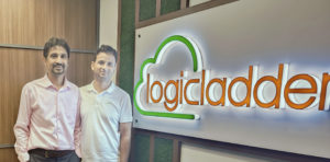 LogicLadder co-founders (L-R) Mayank Chauhan and Atindra Chandel