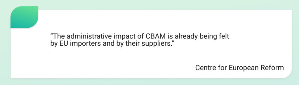 CBAM reporting learning